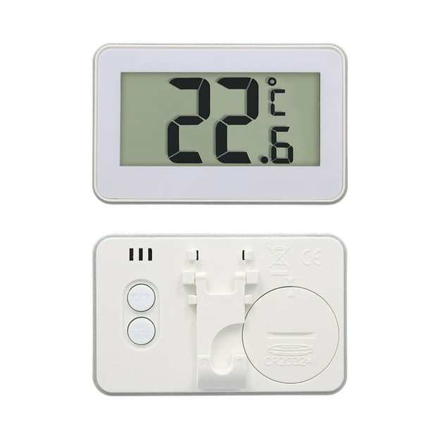 Thermomètre Numérique Lcd pour Réfrigérateur Thermomètre pour Réfrigérateur  avec Aimant de Support Réglable pour l'Alerte au Gel pour Usage Domestique  