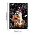 thumbnail image 3 of FEOLGEHLY Halloween Decorations Outdoor Indoor, Halloween Garden Flag Pumpkin Witch Spooky Yard Flag Fall Outdoor Decor For Porch Patio Garden Halloween Decorations Clearance (E), 3 of 7