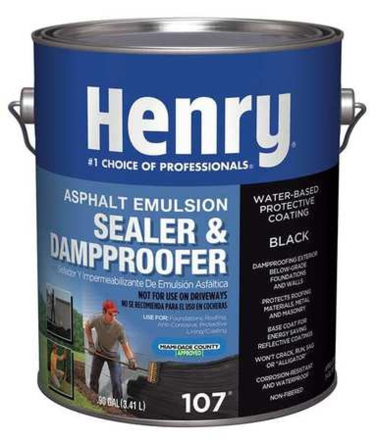HENRY HE107046 1 gal. Black Sealer and Dampproofer