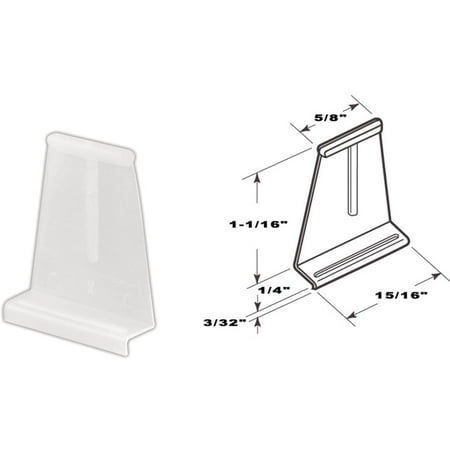 

2PK Prime-Line White Spline Channel Pull Tab (6-Pack)