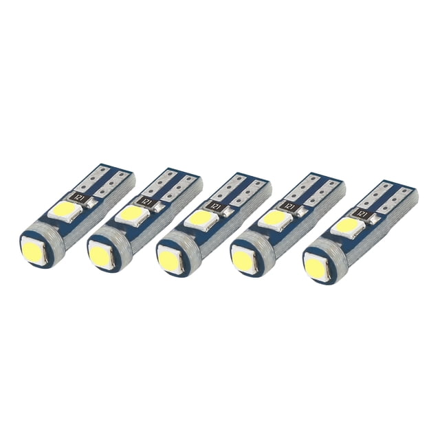 5Pcs Luz Indicadora Interna Instrumento Canbus T5 3030 3SMD