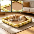 thumbnail image 4 of Cooling Pet Bed, Pet Cooling Mat, 24 Inch, Washable Dog Bed for Small Dogs, Cool Dog Bed for Summer, Breathable Rattan Surface Pet Mattress for Indoor Use, 1 Pack, 4 of 6