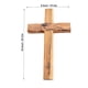 thumbnail image 3 of Cruz de madera de olivo para colgar en la pared, 25 cm, 3 of 3