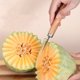 thumbnail image 3 of Cuchillo de acero inoxidable para trinchar y decorar melones, ideal para cortar y sacar sandía, melón, helado y cuchara., 3 of 8