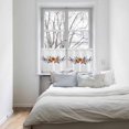 thumbnail image 4 of Tier Curtains 36 Inch Length, Sunflower Lavender Spring Yellow Floral Purple Plant Rod Pocket Short Kitchen Curtains 2 Panels, Farmhouse Window Treatment Tiers for Cafe Bathroom, 27.5”x36”, 4 of 4