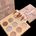 thumbnail image 1 of Paleta de sombras de ojos HUOGUO Serpentine 9 colores Matte Pearl, 1 of 3