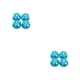 thumbnail image 4 of Vogacara 4 unids/pack tuercas de rueda de aleación de aluminio tapacubos a prueba de polvo tapa de rueda tapas resistentes al desgaste tuercas buen Azul claro 2piezas Vogacara  CBP376240, 4 of 5