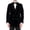 Black, variant on Men's Velvet Blazer Shawl Lapel Velour Suit Jacket Tuxedo Jackets for Wedding Prom Party Dinner & All Ocasion