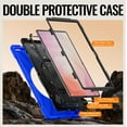 thumbnail image 3 of Funda Protectora Modelo Samsung Galaxy Tab S11 Ultra2025, Soporte de 360 Grados, Soporte para Bolígrafo S (Azul), 3 of 9