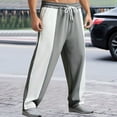 thumbnail image 2 of Zszcpp Jogging Pants For Men Leisure Sports Loose Waist Jogging Patchwork Color Active Trousers Casual Trouser, 2 of 9