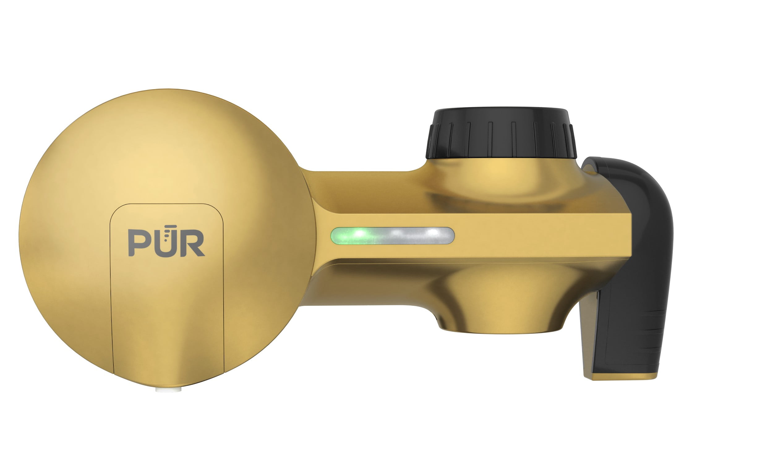 PUR Plus Faucet Mount Water Filtration System, Brass, PFM410F