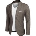 thumbnail image 1 of Men's Casual Suit Blazer Jackets Lightweight Sports Coats One Button, 1 of 5