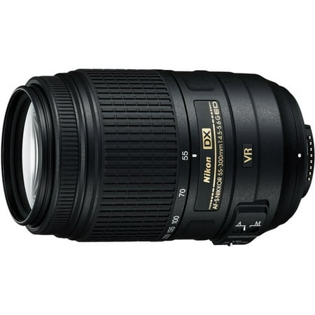 Nikon Nikkor AF-S 55-300mm f/4.5-5.6 ED VR High Power Zoom Lens, DX