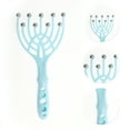 thumbnail image 3 of Unique Bargains 1 Pc Women Durable Nine Claws Style Head Massager for Home for Office Plastic Steel Ball Blue, 3 of 4