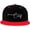 Red, variant on Beautiful Crazy Hip Hop Hat Two Tone Flat Bill 6 Panel Cap Unisex