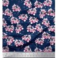 thumbnail image 1 of Soimoi Cotton Cambric Fabric Peony Floral Print Sewing Fabric Yard 42 Inch Wide, 1 of 1