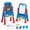 Blue & Red, variant on Costway Kids Art Easel Height Adjustable with 22 Accessories Blue and Red Blue Peach Fuzz Blue