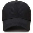 thumbnail image 3 of Plain Baseball Cap Men Women Unisex Summer Quick Drying Mesh Sports Hat, 3 of 7