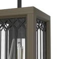 thumbnail image 4 of Hunter - Chevron 1-light Rustic Iron, Mini Pendant Light, Dimmable, Casual Style, Rectangle Shaped, for Bedrooms, Kitchens, Dining, Living Rooms - 19973, 4 of 7