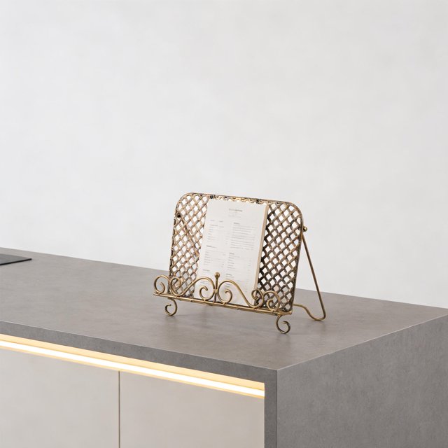 unbranded Soporte Para De Cocina De Hierro Dorado Resistente Para Organización Y En Cocina