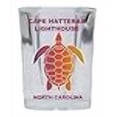 thumbnail image 2 of R and R Imports Cape Hatteras Lighthouse North Carolina Souvenir Square Shot Glass Rainbow Turtle Design 4-Pack, 2 of 2