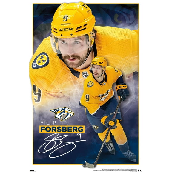 NHL Nashville Predators - Filip Forsberg 23 Wall Poster, 22.375" x 34"