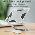 thumbnail image 2 of Height Adjustable Portable Laptop Tablet Stand Lifting Foldable Laptop Holder, 2 of 12