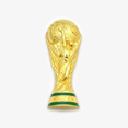 thumbnail image 1 of 2022 Trophée de Football du Monde Réplique Football Prix Fans de Football Souvenirs (8 Pouces de Haut Brillant), 1 of 4