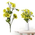 thumbnail image 2 of Artificial Fall Flowers Faux Mums, Ongmies Artificial Fall Mums – Faux Flowers with Realistic Leaves for Indoor/Outdoor Garden & Home Decoration (Windproof), Outdoor Indoor Garden Home Decoration, 2 of 5