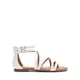 thumbnail image 2 of Sandalias Gladiadoras Planas para Mujer DREAM PAIRS Blancas Talla 8, 2 of 8
