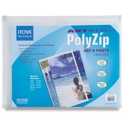 Itoya PolyZip Envelope - 14 x 11, Clear
