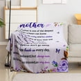 thumbnail image 2 of Sympathy Gifts for Loss of Mother Sympathy Blanket Memorial Blanket Loss of Mom Sympathy Gifts in Memory of Loved One Gifts Grief Gifts Bereavement Gifts Condolences Gifts Throw Blankets 50x60 inches, 2 of 6