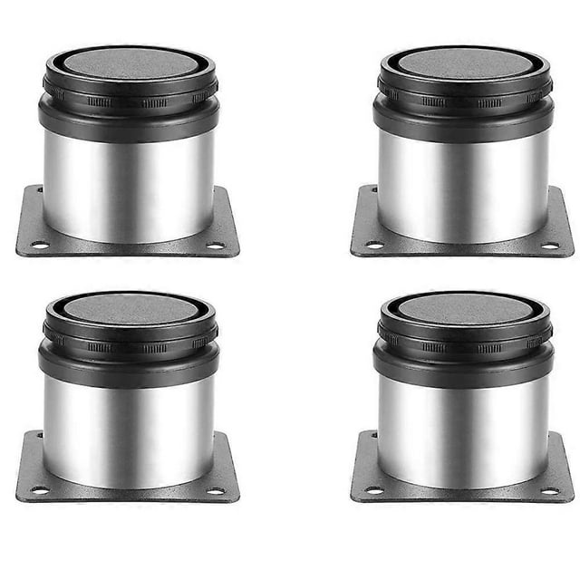 4 Pcs Adjustable Furniture Legs 50x120mm Table Legs Cabinet Legs Metal Legs Feet for Furniture Kitchen Desk Table Legs Furniture Legs Countertop Feet