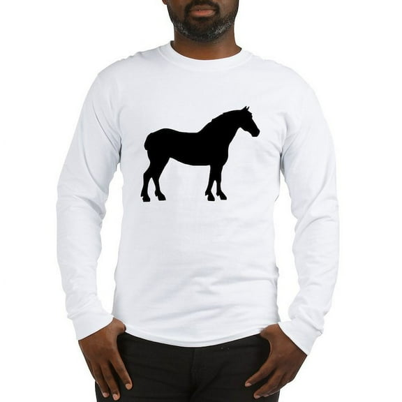 CafePress - Draft Horse Long Sleeve T Shirt - Unisex Cotton Long Sleeve T-Shirt