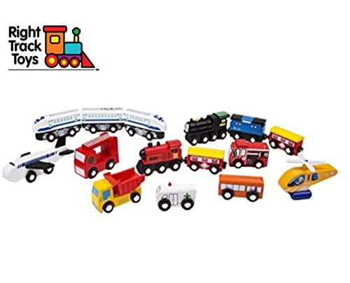 play 22 wooden train set