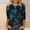 Black, variant on Odbmxy 3/4 Sleeve Tee Shirts for Women Tie-Dye Fall Holiday Casual Soft Crew Neck Womans Tops Pullover Loose