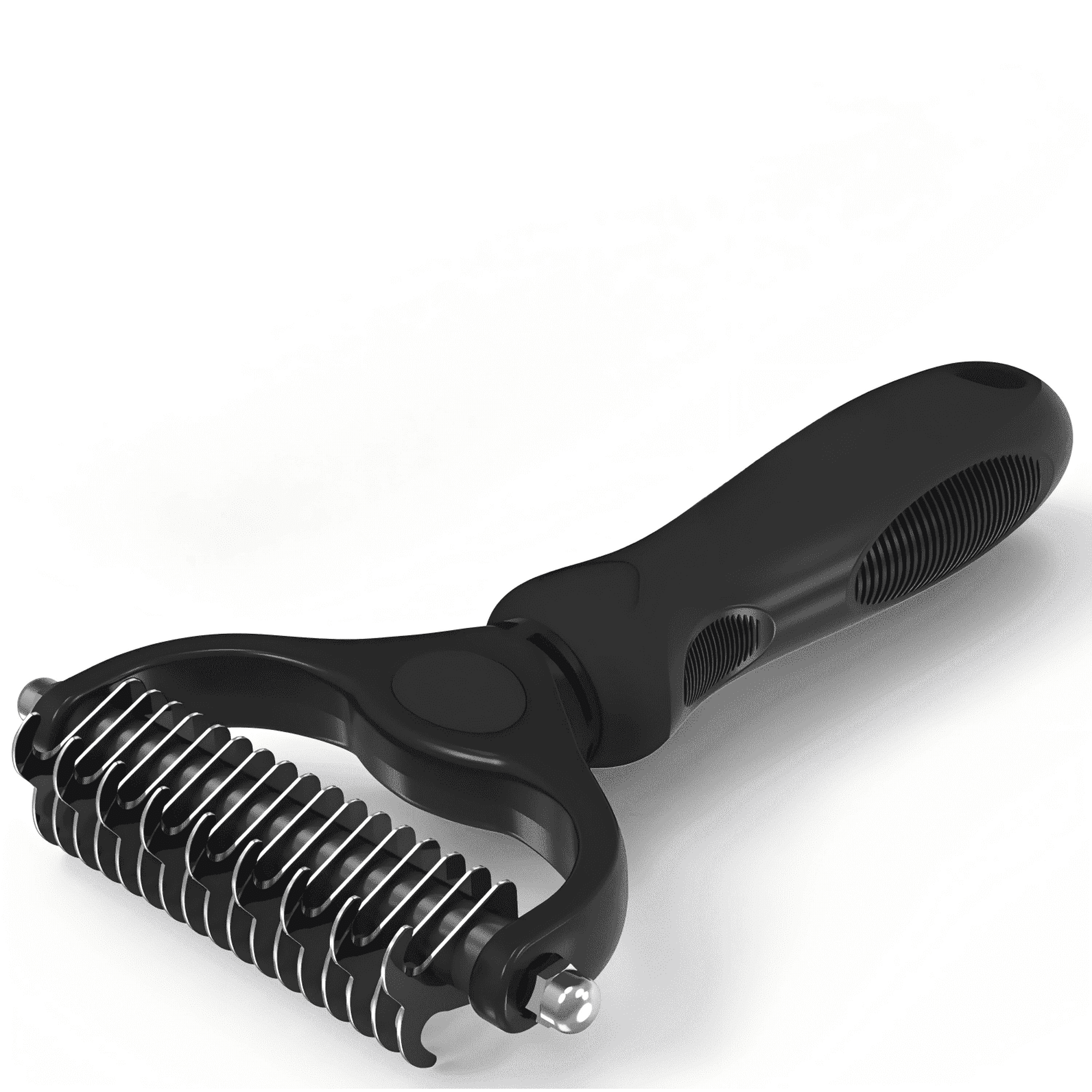 Deshedding Dog Brush for Shedding – Cat Brushes for Indoor Cats, Double-Sided Cat Brush Deshedding & Grooming Tool for Long and Short Haired Dogs, Skin-Friendly