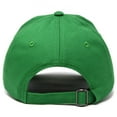 thumbnail image 3 of DALIX Ghost Embroidery Dad Hat Baseball Cap Cute Halloween in Kelly Green, 3 of 5