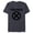Navy Heather, variant on Marvel Deadpool Wade Wilson X-Force Trainee Outline - Short Sleeve Blended T-Shirt for Adults - Customized-Yellow