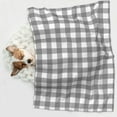 thumbnail image 6 of Yiaed Gray Checkboard Print Dog Blankets-Cat Blanket Washable for Couch Protection,Puppy Blanket, Soft Plush Reversible Throw Furniture Protector-Medium, 6 of 8