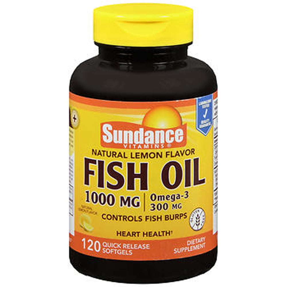 Sundance Vitamins Odorless Fish Oil 1200mg /Omega3 360mg