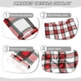 thumbnail image 2 of joogoo Girls' Leggings Plaid Red Checkered Yoga Pants 5T, 2 of 8