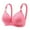 Red, variant on Summer Back-Closure Support Bra: Triple-Hook Design, Breathable Fabric, Side Support Panels, Beige,S
