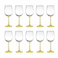 thumbnail image 1 of 10 ARC Cachet White Wine Glasses Set, 16 oz. - Wedding, Favors, Cheap, Sturdy - Yellow, 1 of 5