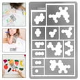 thumbnail image 4 of GOOHOCHY Stainless Steel Camo Stencils for Easy DIY Decoration Reusable Painting Templates Silver Size 12 x 12, 4 of 8