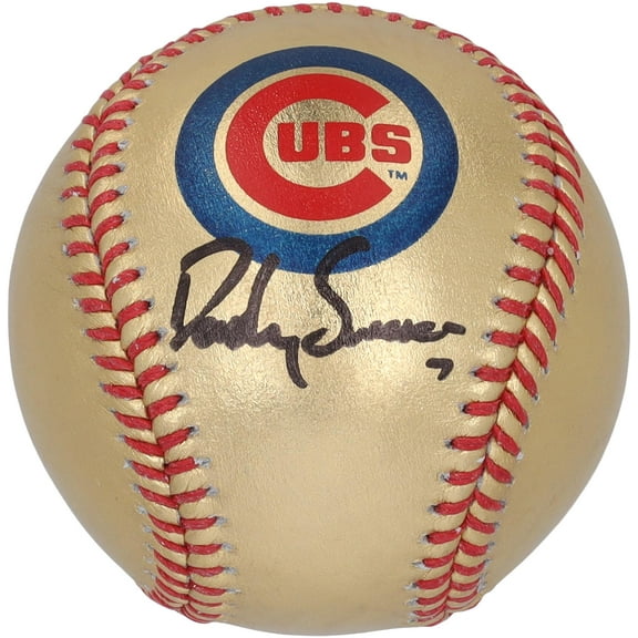 Dansby Swanson Chicago Cubs Autographed Gold Baseball - Fanatics Authentic Certified