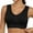 Black, variant on MINTREUS Women's Sports Bra Moderate Support Wide Strap Mesh Breathable Fitness Workout Yoga Bra