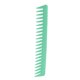 thumbnail image 3 of Peine de dientes anchos, pelo grande redondeado, sin mango, peine para desenredar, para cabello rizado, cabello seco y mojado, verde, 3 of 14