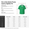 thumbnail image 7 of Balery Forestgreen Men's Casual Button Down Shirt Short Sleeve Textured Summer Cuban Beach Shirts-XX-Large, 7 of 7