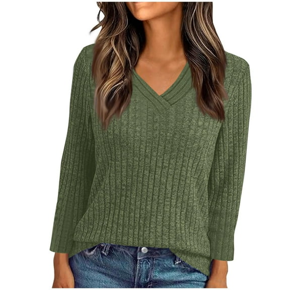 Boho Tops For Women Winter Striped Sweatshirt Cropped White Pullover Sweaters Fall Tops Loose Fit Long Sleeve Blouse Young Adult Fashion